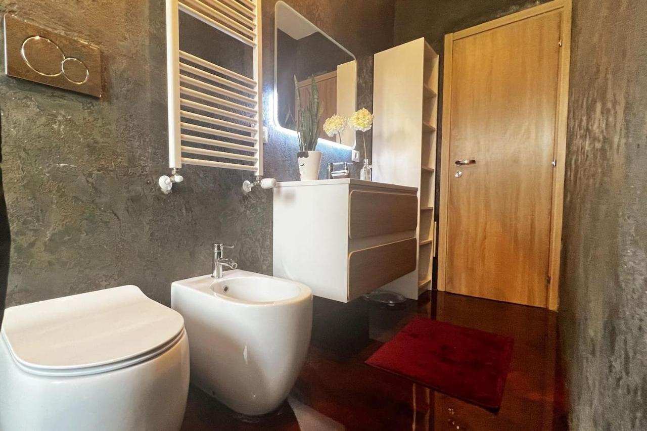 Prestigioso Trilocale Sui Navigli Con A/C & Wi-Fi Apartman Milánó Kültér fotó